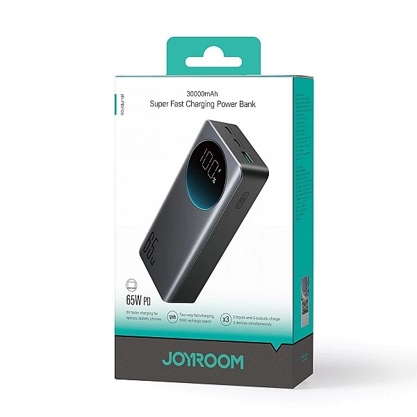 Powerbank Joyroom 30000mAh 65W z wyświetlaczem cyfrowym (JR-PBF05) - c