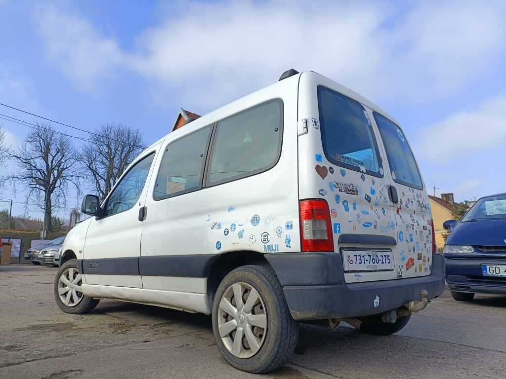 Citroen Berlingo 2008r 1.6hdi // ładowny// 5foteli // brygadowka