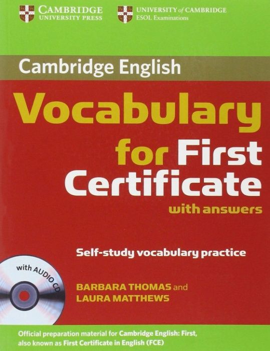 Vocabulary for First Certificate (FCE) +Audio