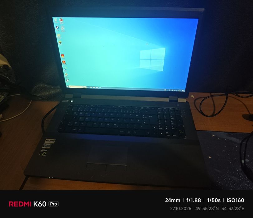 Ноутбук clevo w370ss i7-4710QM GTX 860m