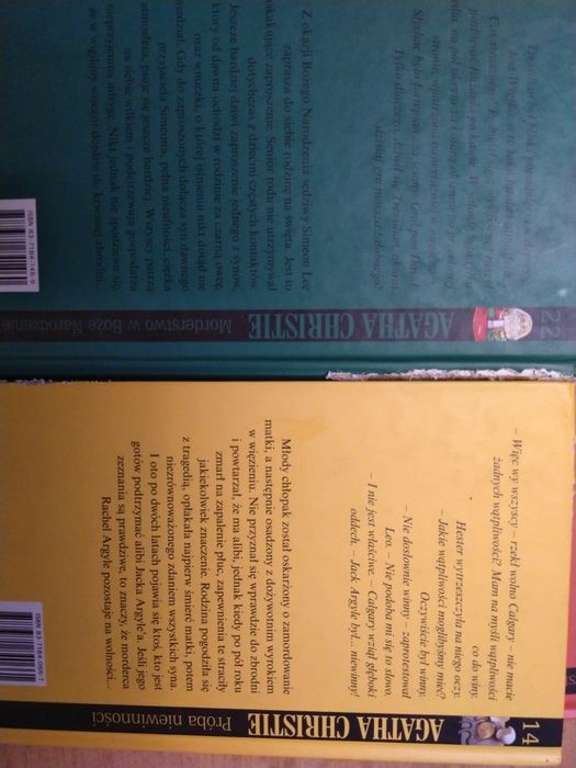 Zestaw książek Agathy Agatha Christie Próba niewinności Morderstwo