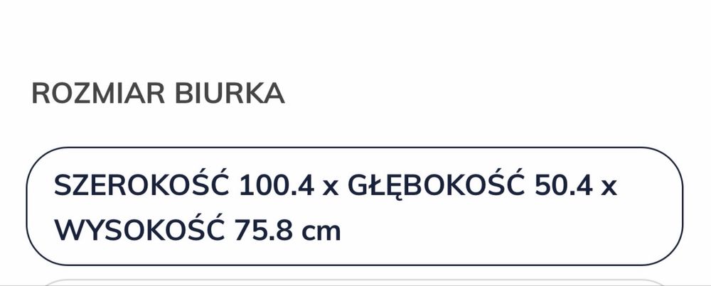 Biurko i komoda MINKO