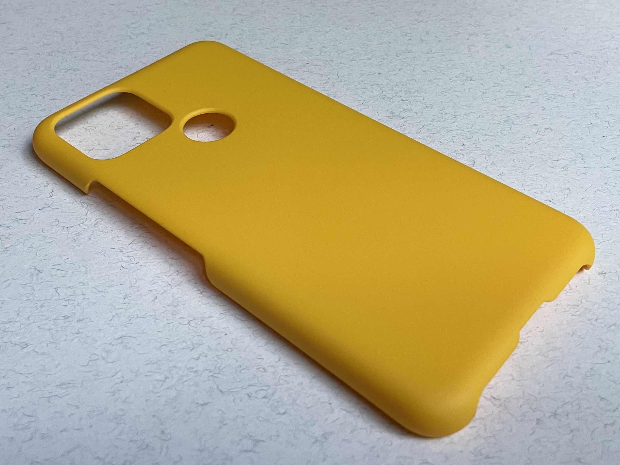 Google Pixel 5 чохол жовтий матовий пластик тонкий 5a 6 6a 7 7a чехол