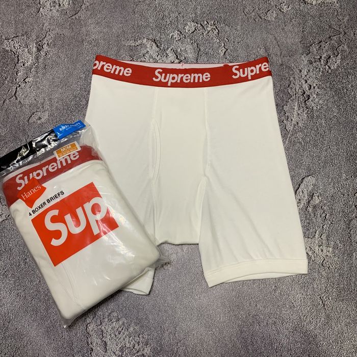 Труси Supreme X Hanes Boxer Briefs (4 PACK) - (S, M, L)