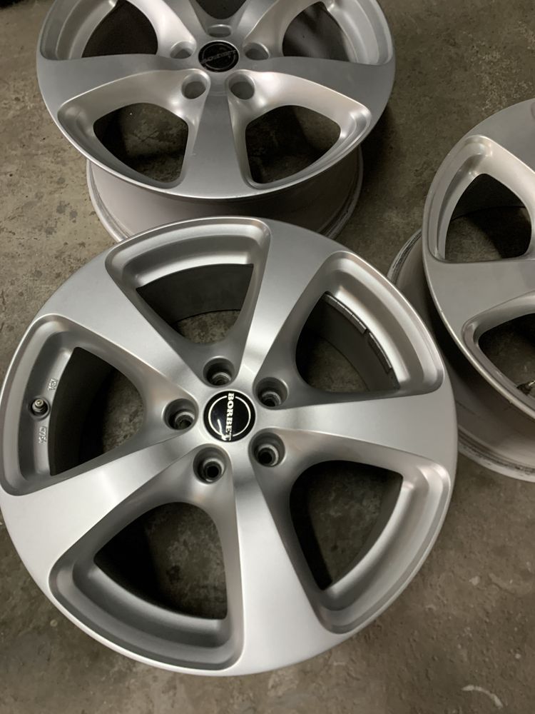 Komplet oryginalnych felg borbet 18” 5x112 (Audi, Vw, Skoda, Seat)
