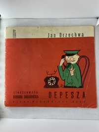 Jan Brzechwa „Depesza” biuro wydawnicze „Ruch” 1965r
