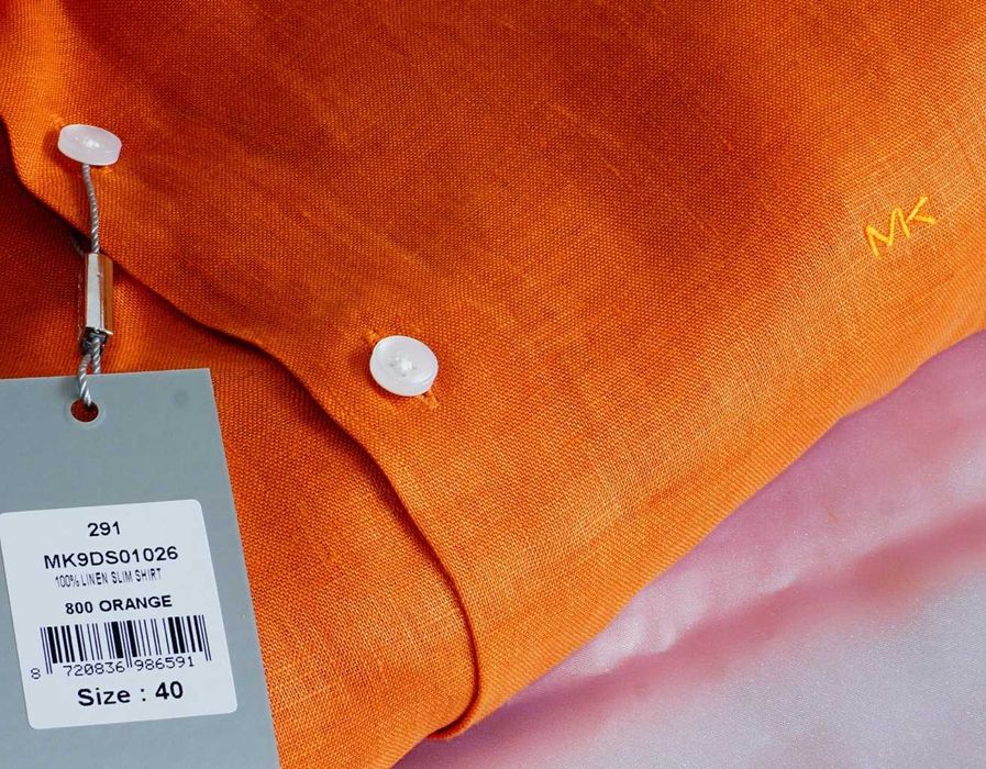 Michael Kors koszula lniana slim XL 44 guess barba napoli ck RRP €340