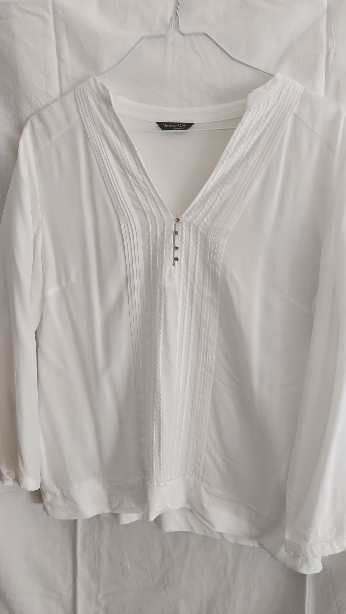 Blusa branca da Massimo Dutti