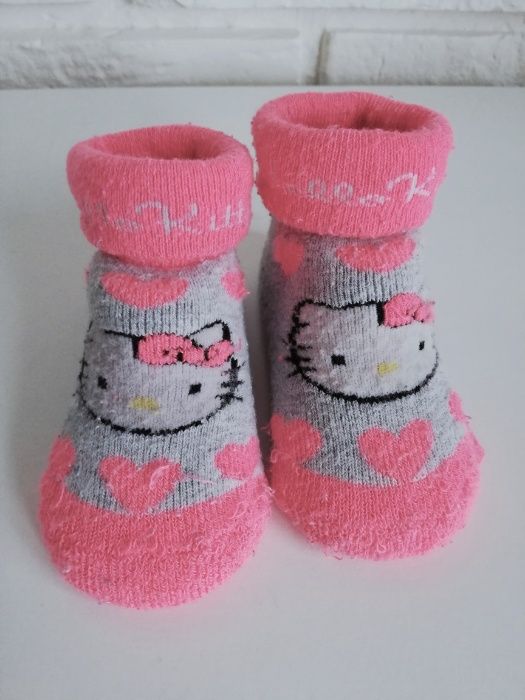 Skarpetki niemowlęce frotte Hello Kitty 0-15