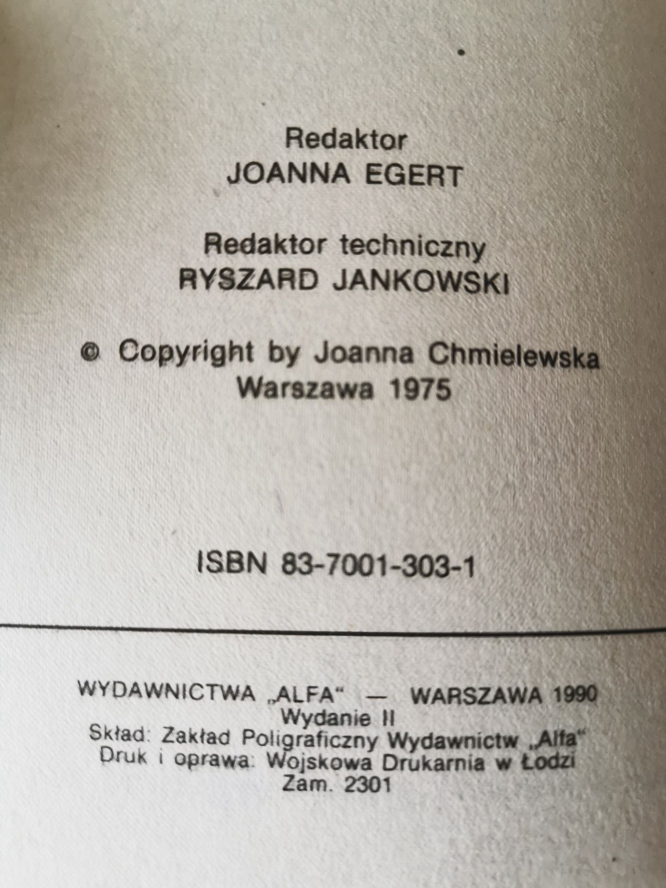 Romans wszechczasów, Joanna Chmielewska