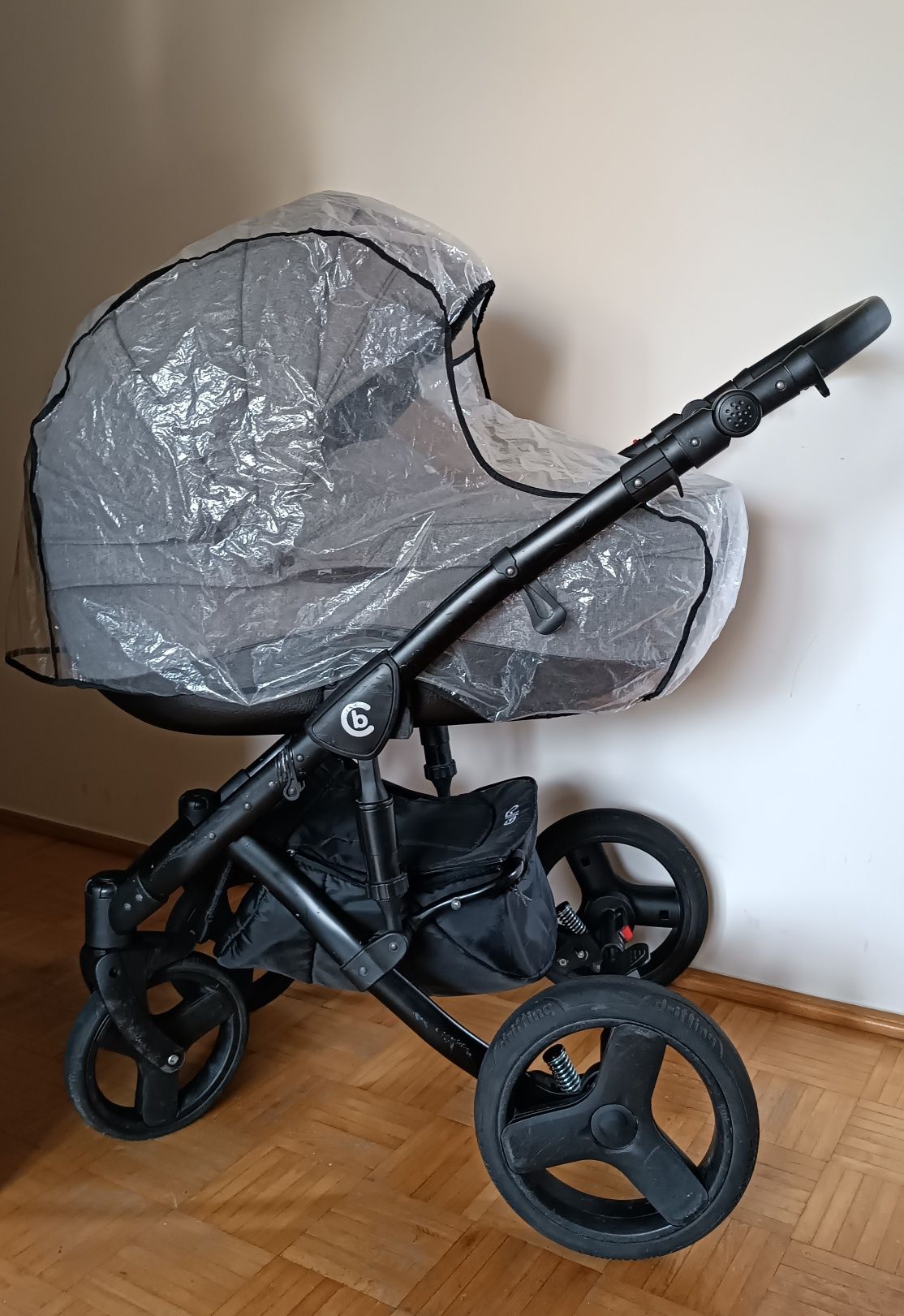 Wózek 2w1 GUFO Coto Baby + adaptery dla krzesełka samochodowego