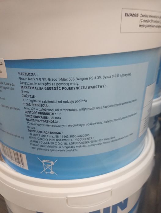 Gotowa gładź polimerowa Semin Soft.