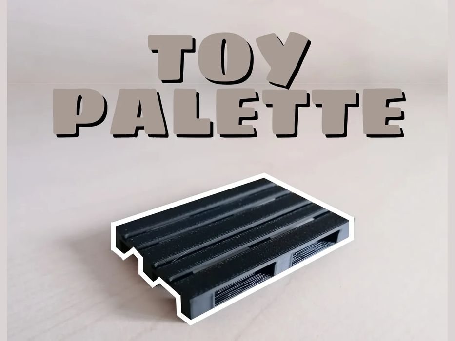 Palete de Brinquedo para Tratores - Tamanho Padrão