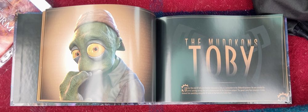 Oddworld Soulstrom Artbook kolekcjonerski PS4 Ps5 Xbox PC