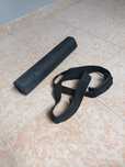 Almofada e straps para barra de musculação
