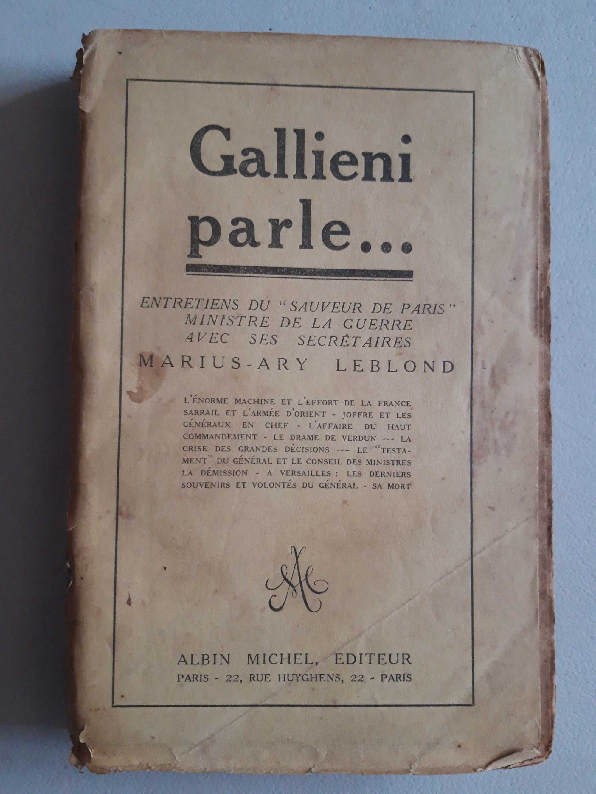 Livro- Ref CxC - Gallieni parle