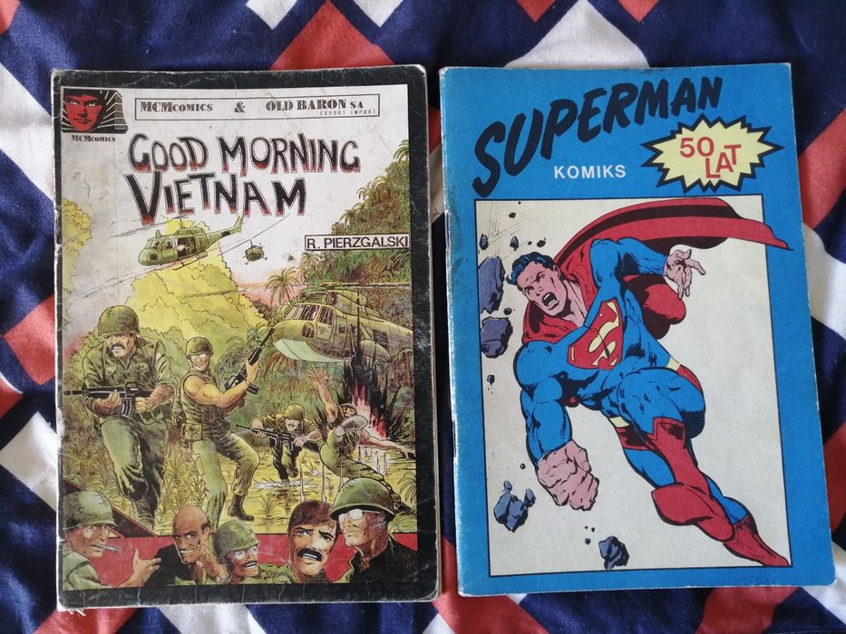 Komiks 2szt.Good Morning Vietnam 1990 oraz Superman 1989r