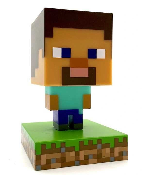 Lampka Minecraft STEVE Icons 3D Licencja ** Video-Play Wejherowo