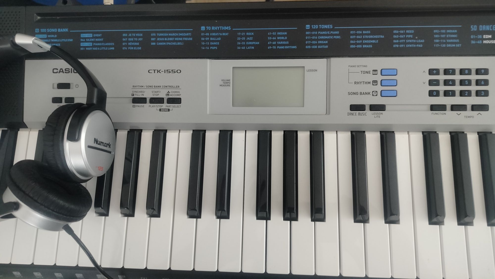 Organy Casio CTK 1550 + stojak