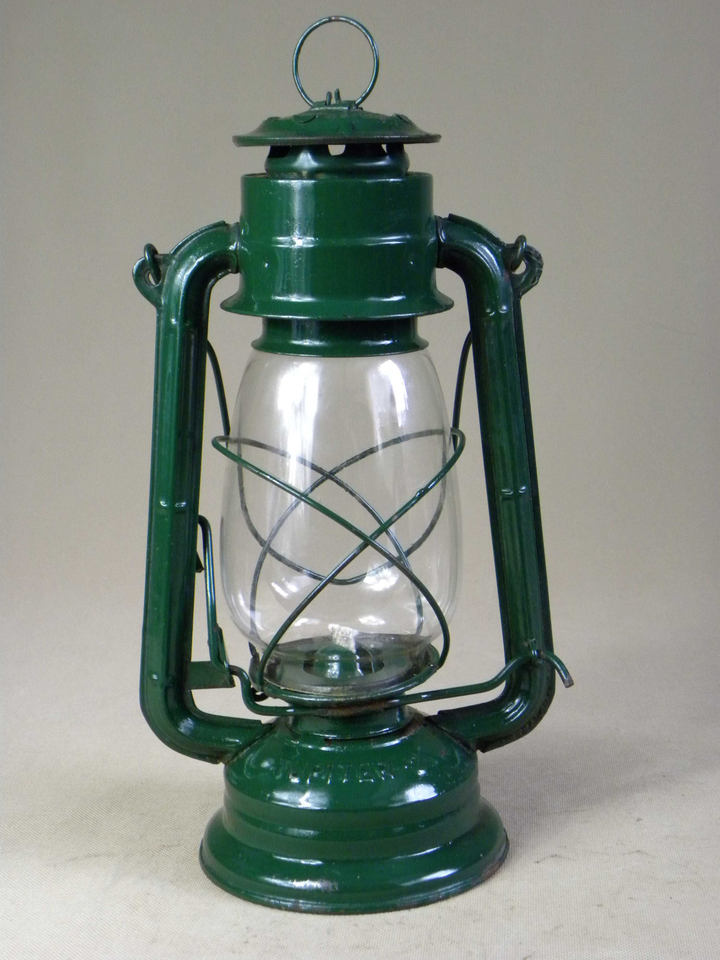 Kolekcjonerska lampa latarnia naftowa Jupiter 2 - ładny stan zabytek