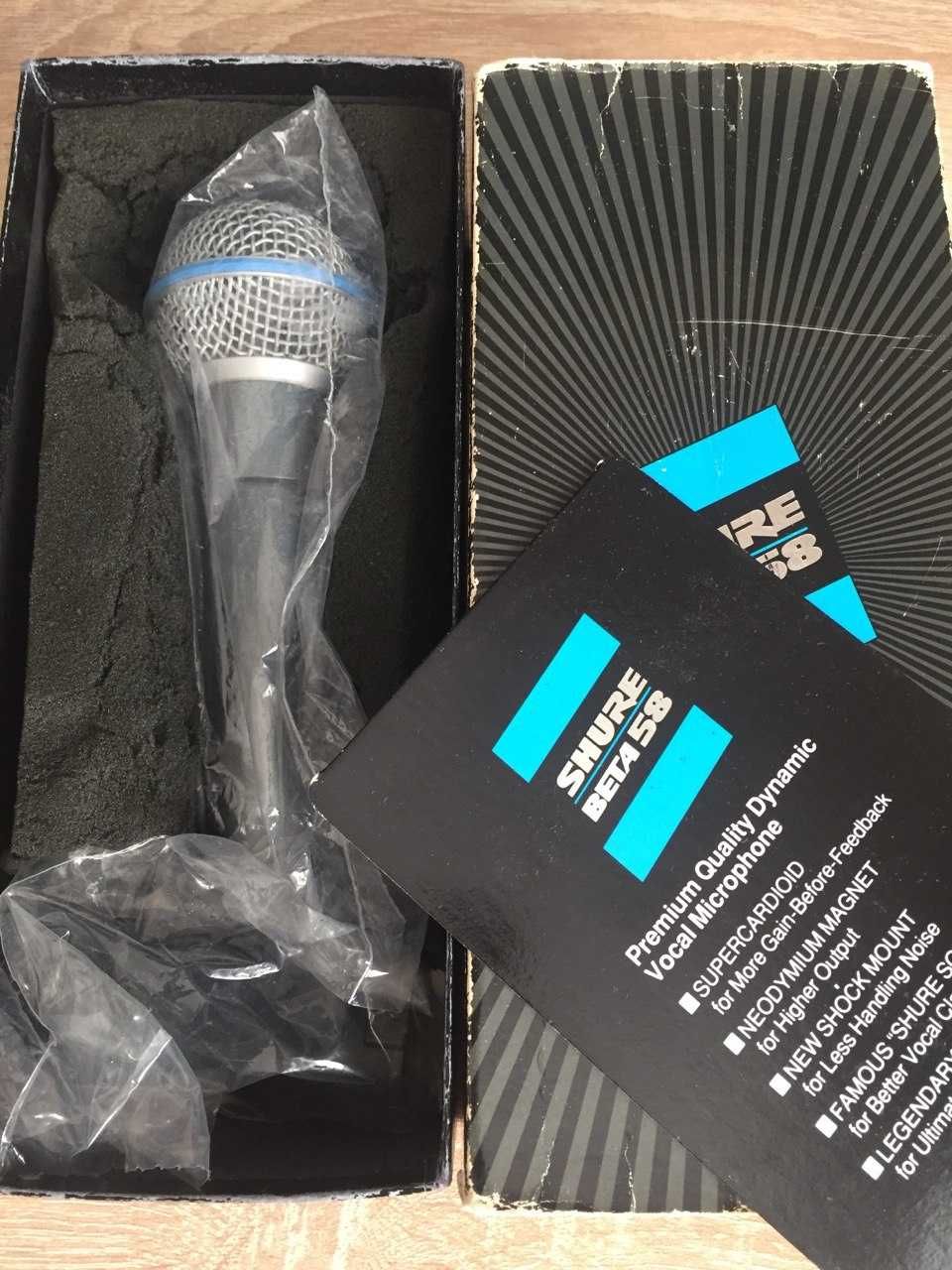 Мікрофон - Shure Beta 58-USA-новий, Обмін!