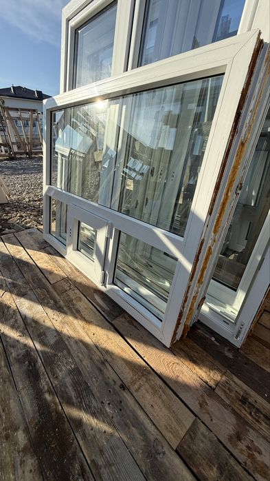 Okna PCV 84x197, 157x192, 157x132, 159x109, 109x146, 235x148, 143x135