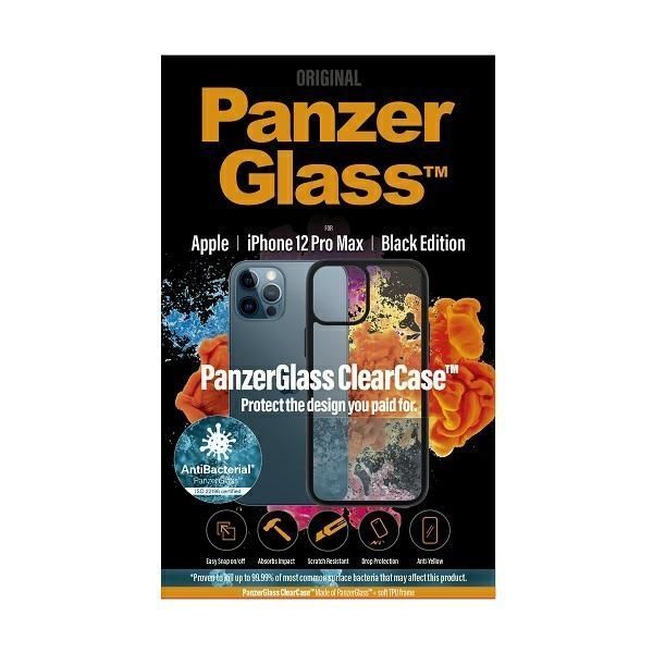 Etui Panzerglass ClearCase iPhone 12 Pro Max - Ochrona Antybakteryjna