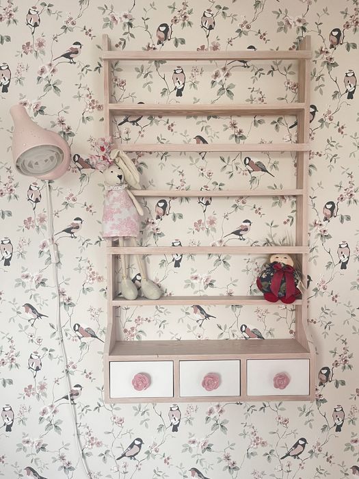 Półka, organizer, drewno, wystawka na ksiazki, regał, wisząca półka,