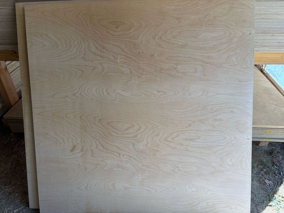 Sklejka brzozowa 30mm blat stołu 1250 x 1250, 1270x1270mm surowa