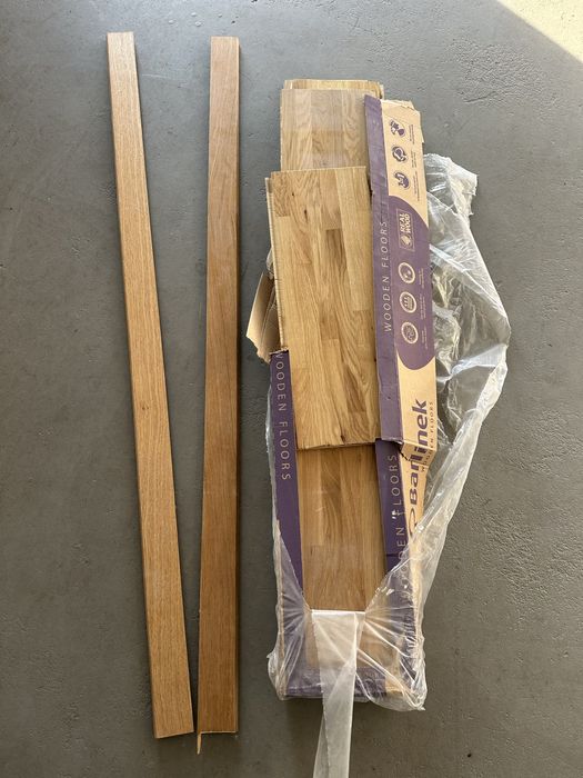 Panele i listwy resztki