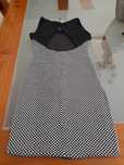 Vestido preto e branco