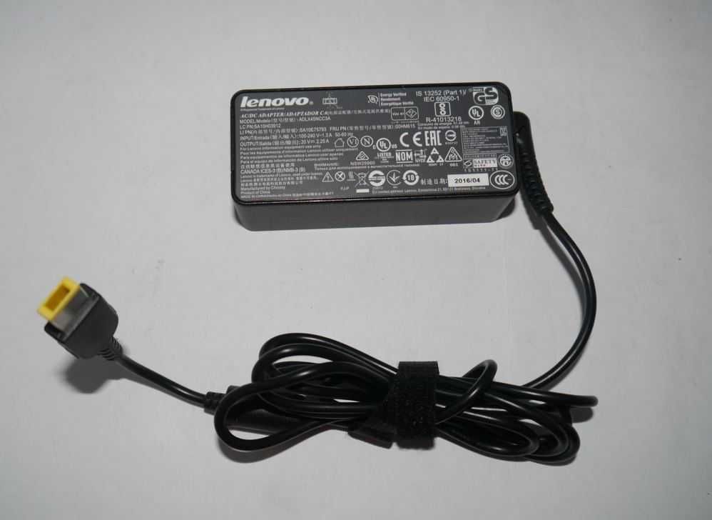 Zasilacz ładowarka LENOVO 20V 2,25A 45W   SLIM TIP