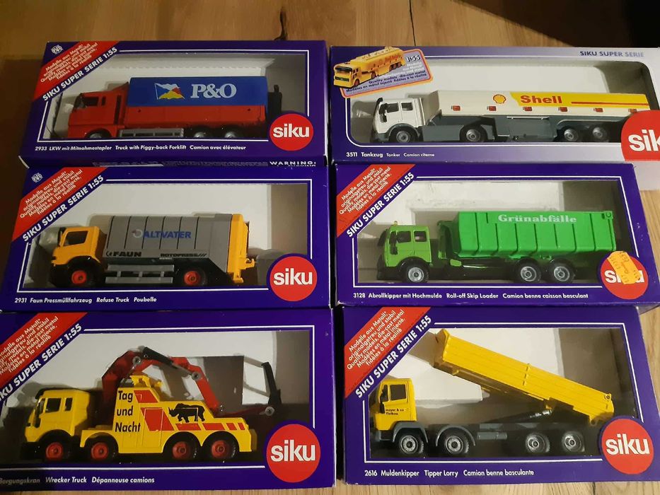 sprzedam KOMPLET modele samochodów SIKU - 12 szt.