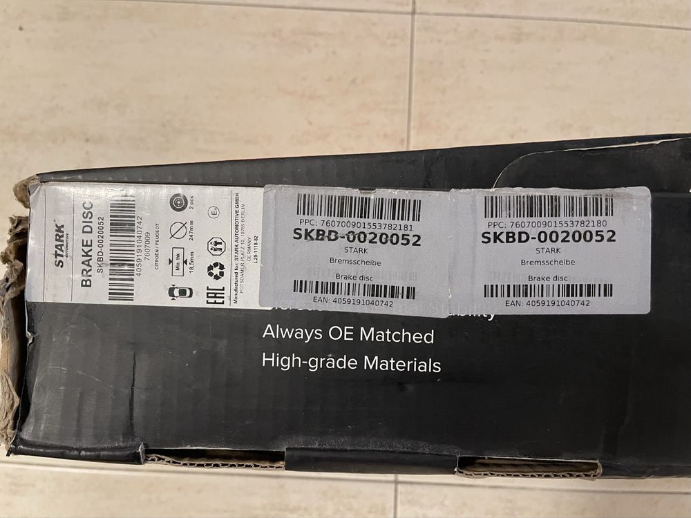 Vendo Disco de travão STARK
