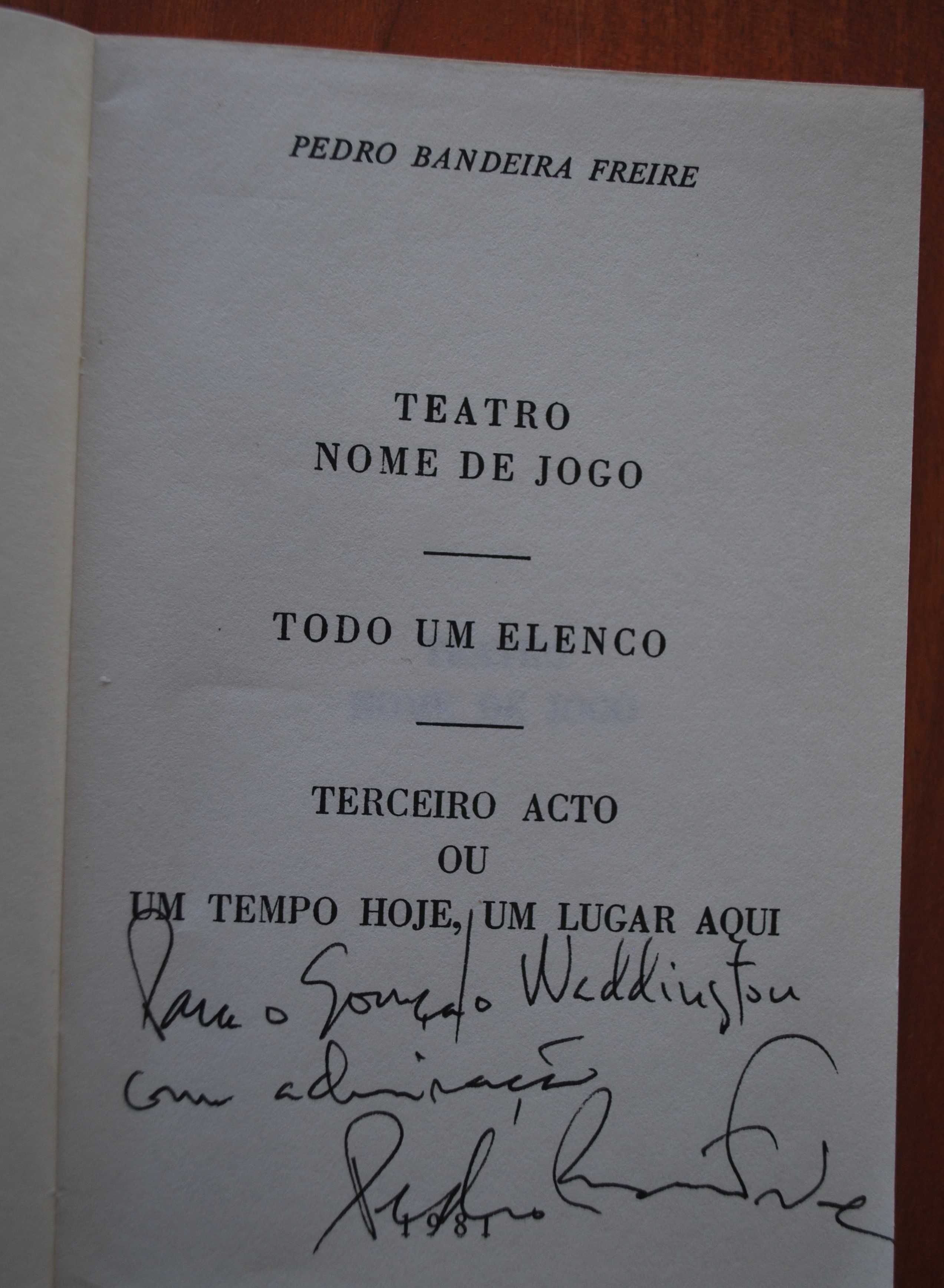 Pedro Bandeira Freire (Teatro) 1º Edição Ano 1981
