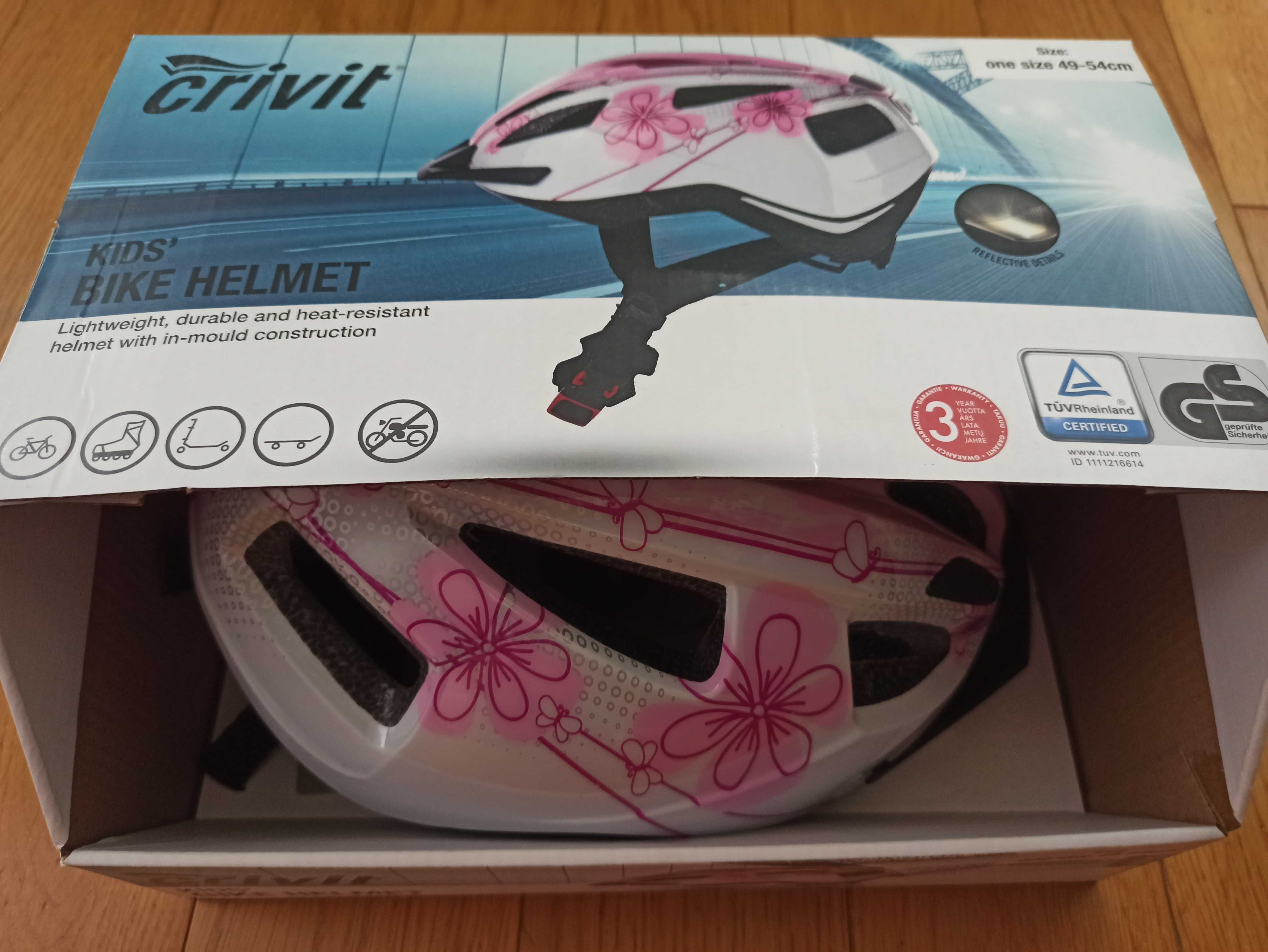 jak NOWY kask rowerowy