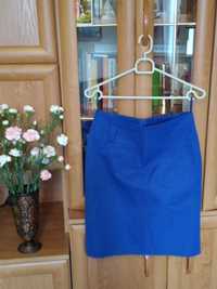 Niebieska spódnica S (36)