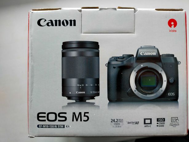 Canon EOS M5 kit (18-150mm) IS STM Black UA