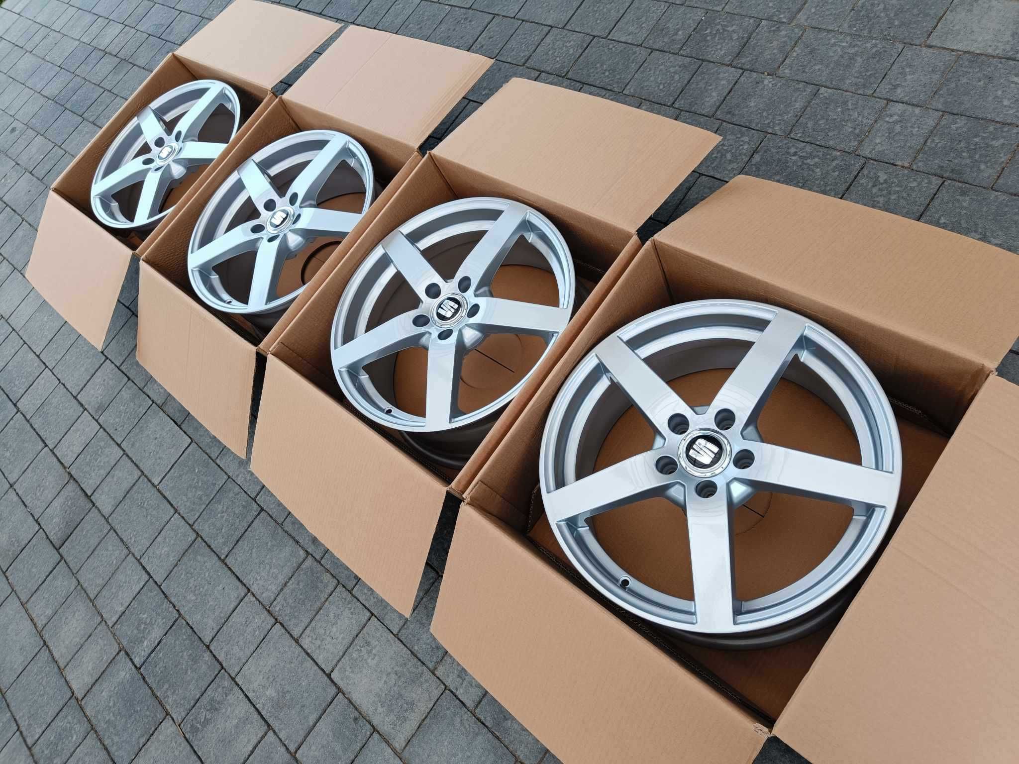 Alufelgi 18 5x112 Audi A3 A4 A6 VW Seat Skoda BMW Mercedes NOWE