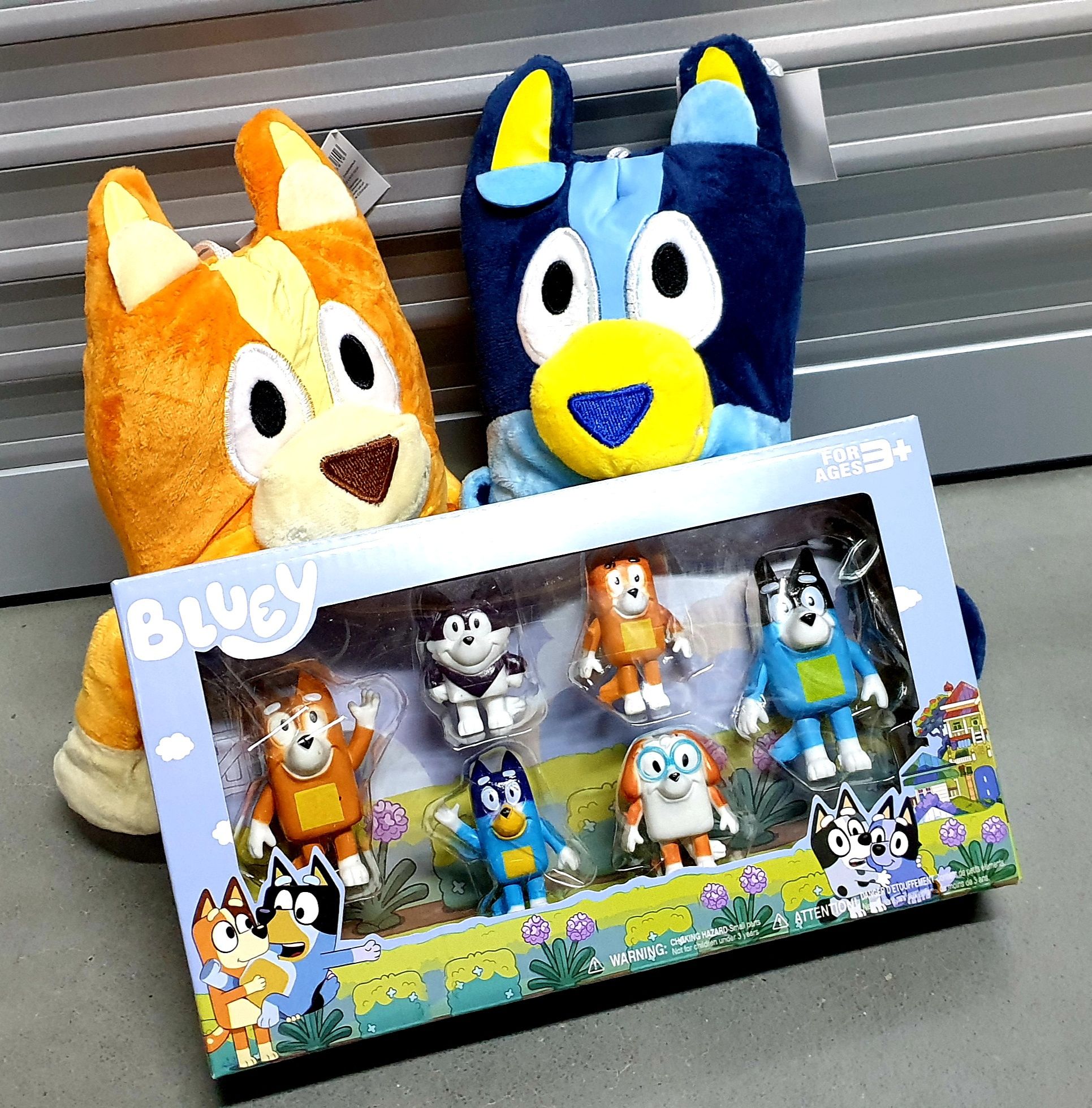 Rewelacyjny zestaw prezentowy figurki i pluszaki Bingo o Bluey