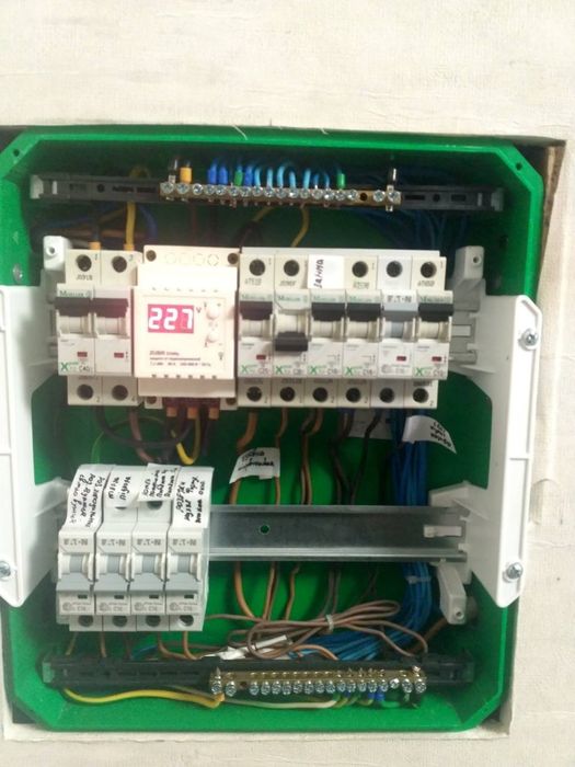 Монтаж Реле контроля напряжения