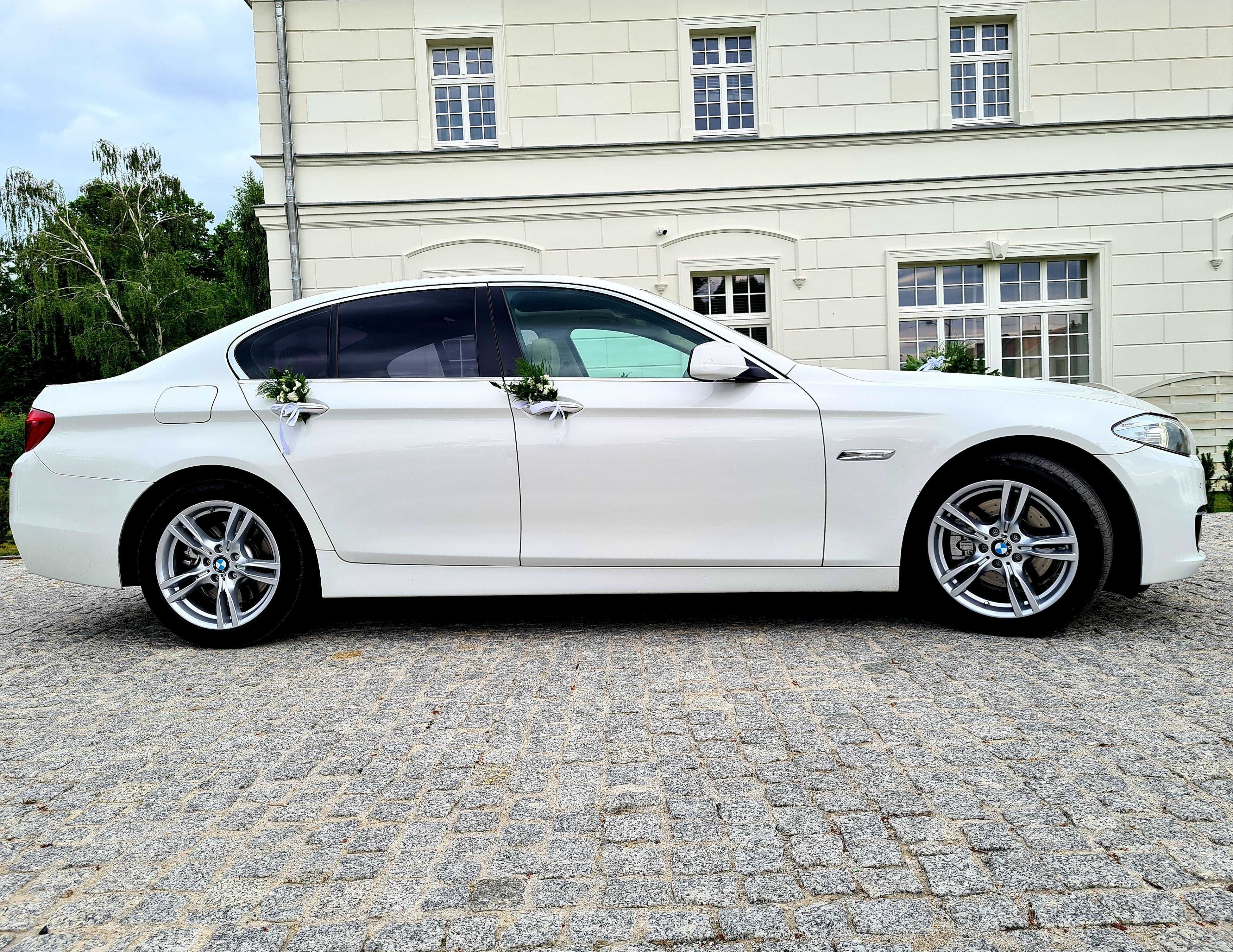 Auto do Ślubu BIAŁE BMW Seria 5 F10 Inne Okazje Samochód WLKP 500 zl