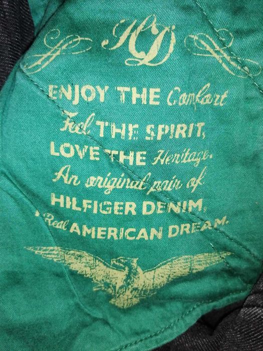 TOMMY HILFIGER Denim Nola Spodnie 3/4 Damskie 29 Oryginalne Rybaczki