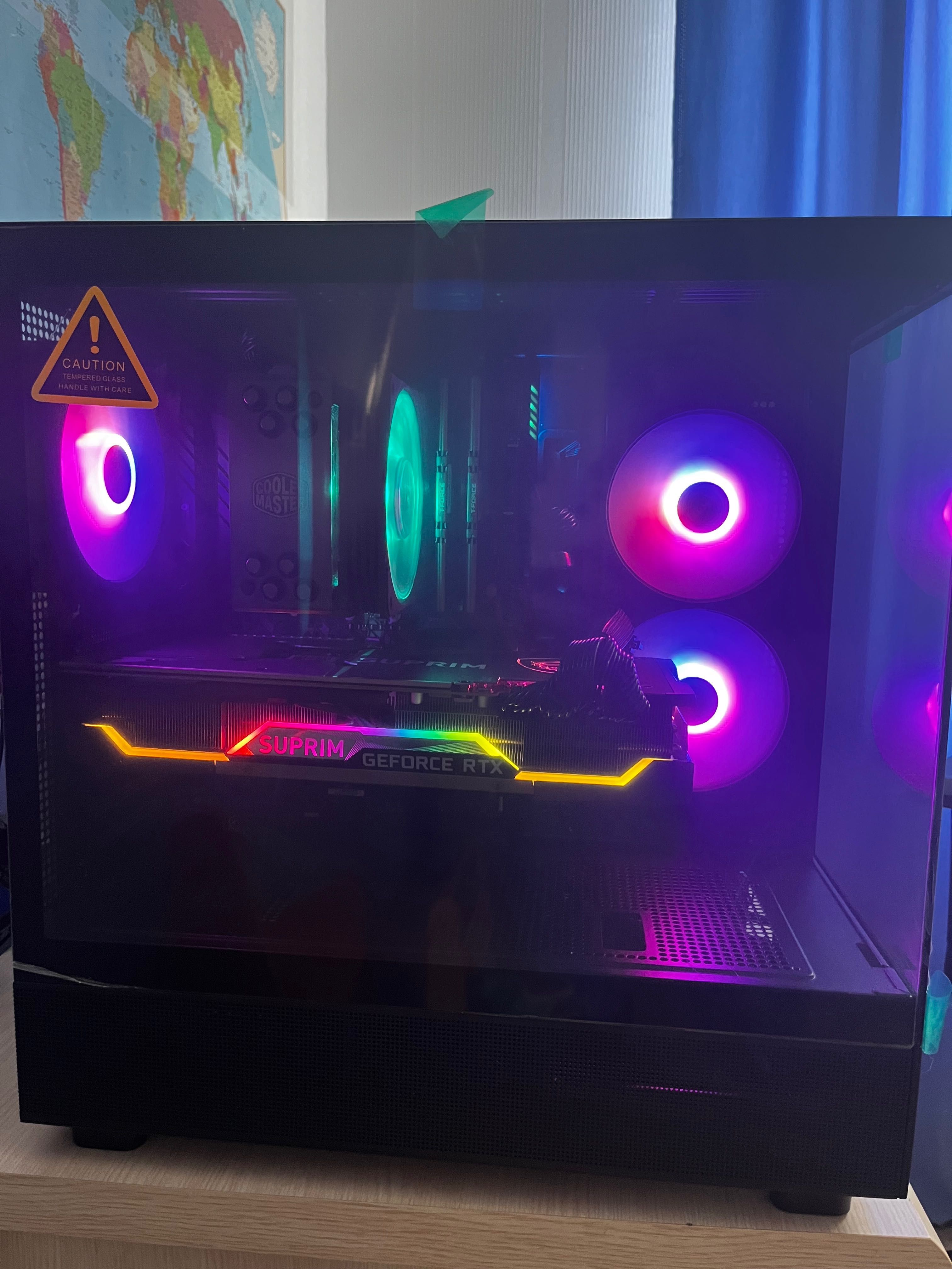 ПК RTX MSI SUPRIM 3080 /Core i5-10600/16gb RAM DDR4/1Tb SSDm2 Аквариум