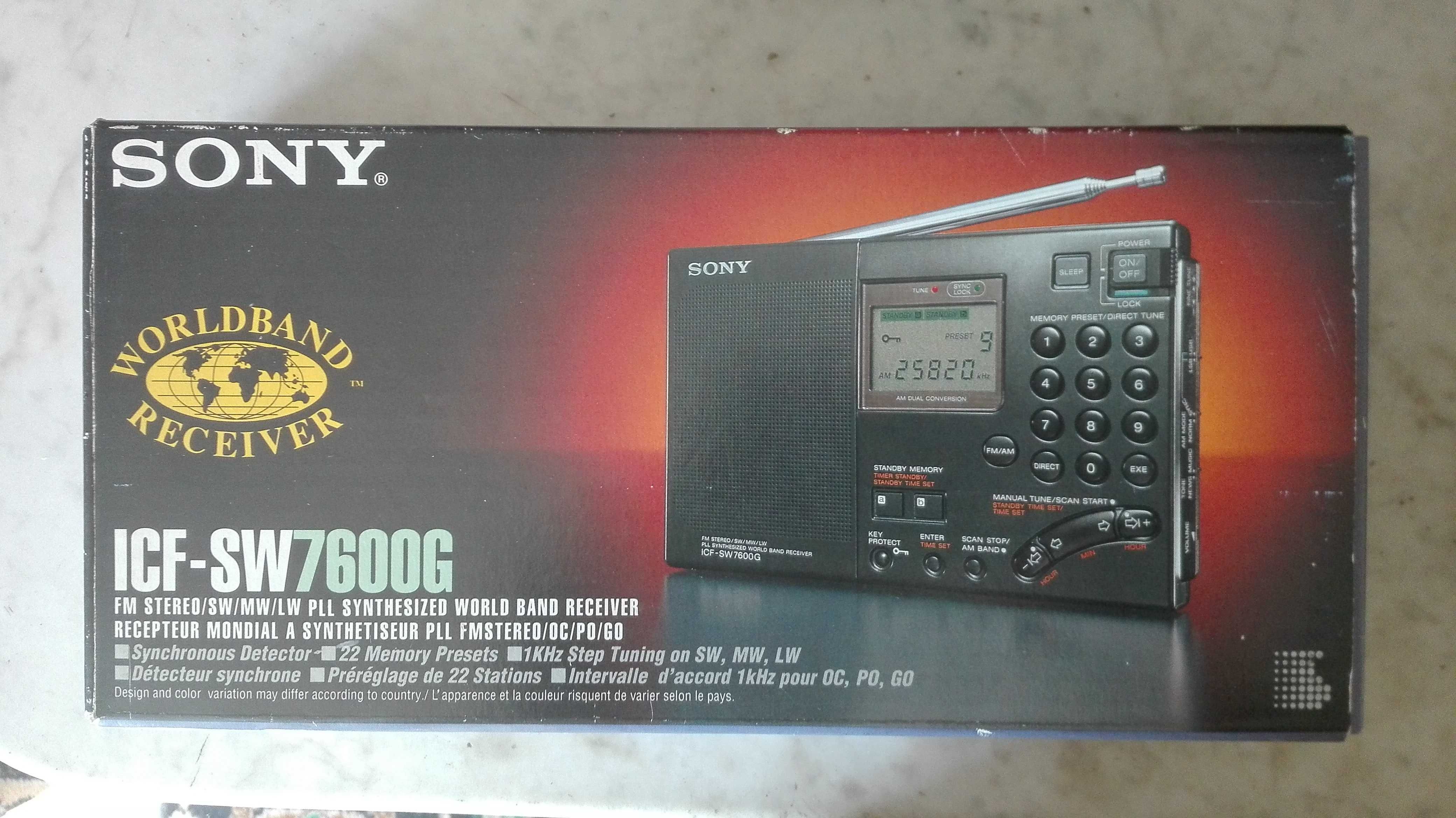 Rádio Sony ICF-SW7600G