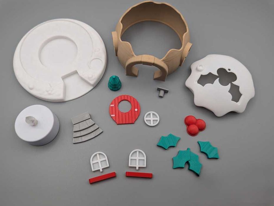 Міні конструктор — новорічна іграшка (3D друк)