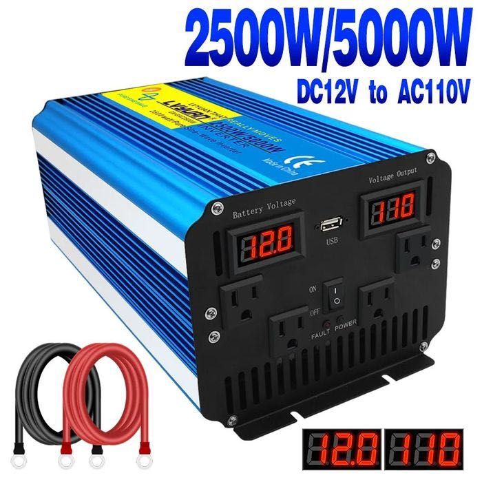 Inversor 2500W / 5000W * [Onda Pura] * [12V / 24V]