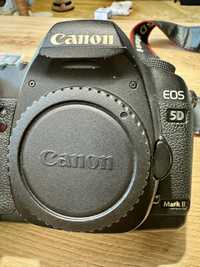 Canon EOS 5D Mark II EF 50mm 1.4 zestaw sakwy karty baterie
