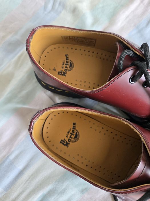 Glany dr. Martens bordowe