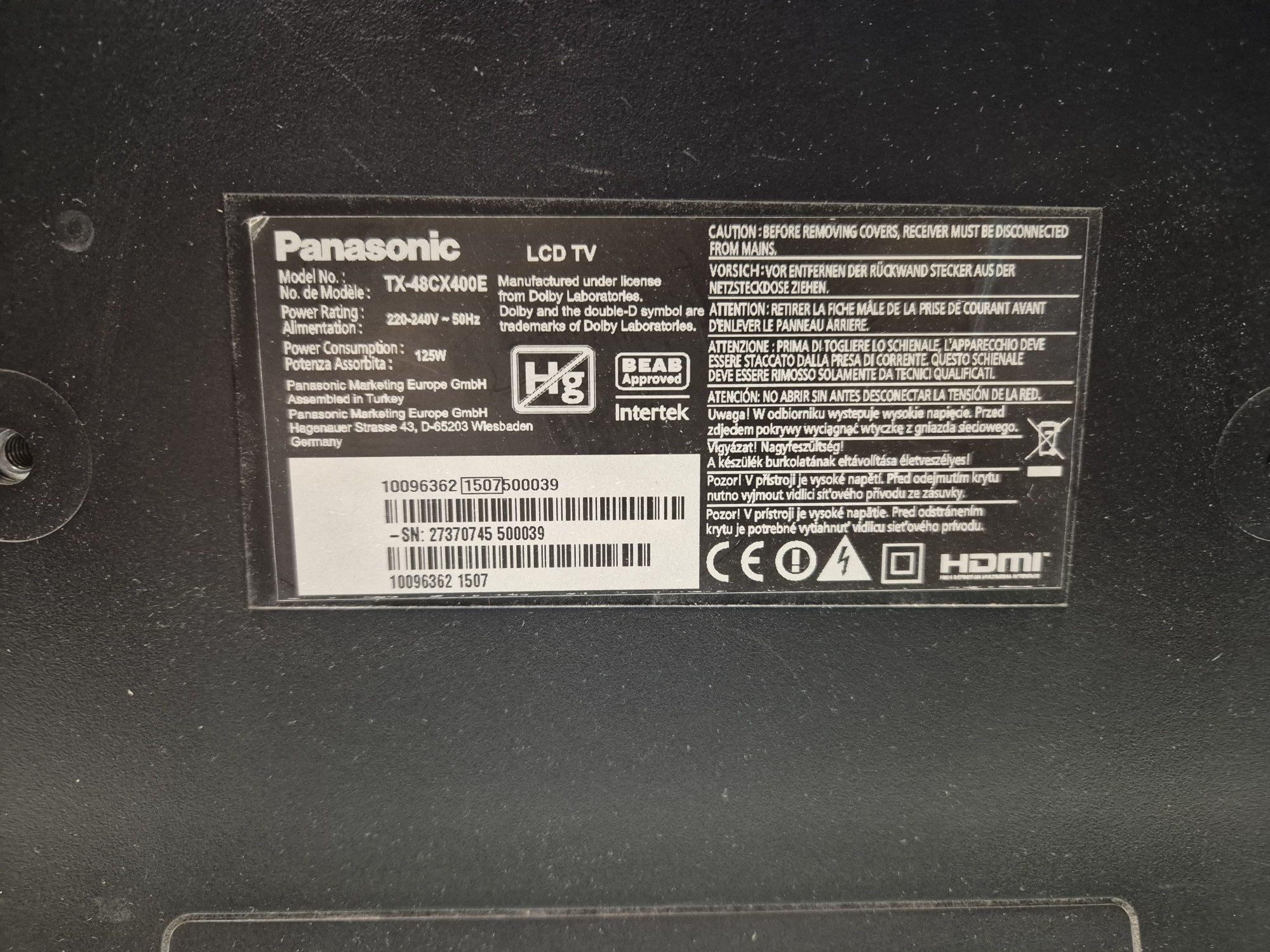 Telewizor Panasonic 48'' Komis Madej Sc